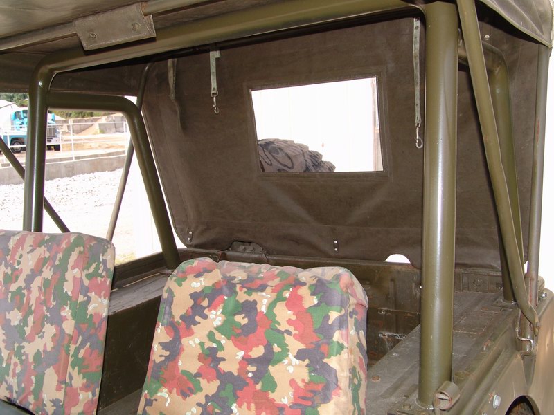 All original Swiss Army Jeep Tailgate, with soft  ..
