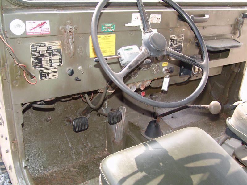 All original Swiss Army Jeep Tailgate, with soft  ..