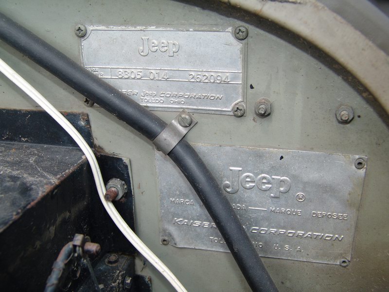 All original Swiss Army Jeep Tailgate, with soft  ..