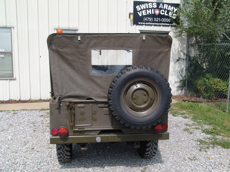 All original Swiss Army Jeep Tailgate, with soft  ..