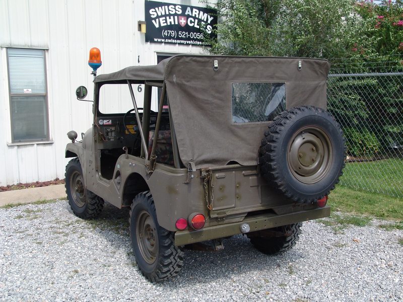 All original Swiss Army Jeep Tailgate, with soft  ..