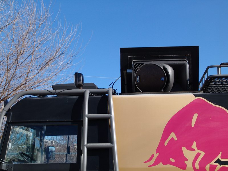 This is a custom Promotional Vehicle used by Red B ..