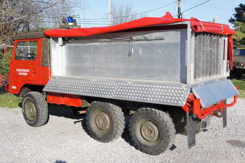 Swiss Municipal Firetruck was used for Hoses and E ..