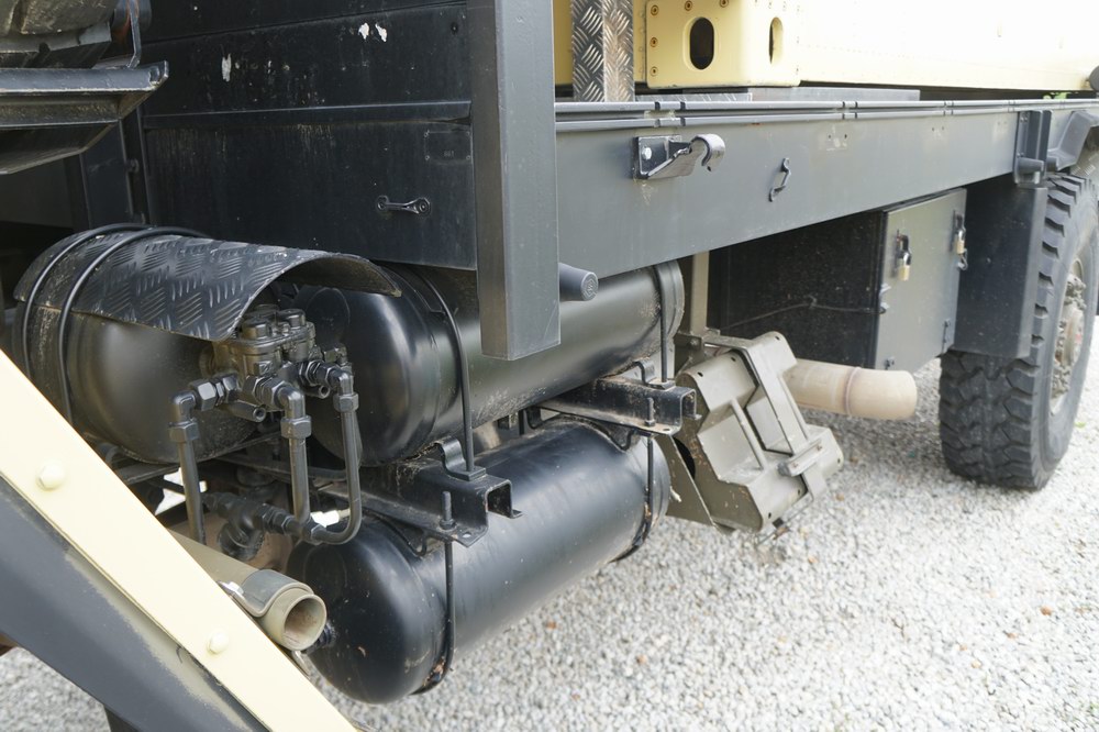 Former Swiss Army Troop Carrier Converted to a Exp ..