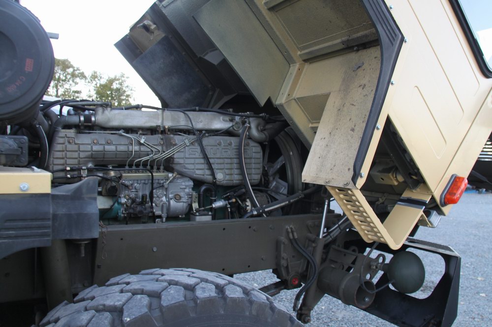 Former Swiss Army Troop Carrier Converted to a Exp ..