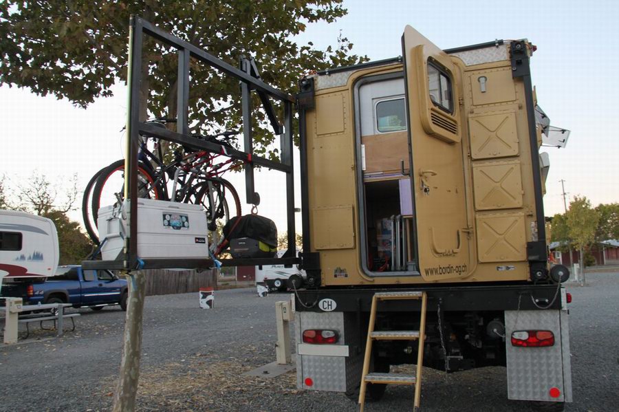 Former Swiss Army Troop Carrier Converted to a Exp ..