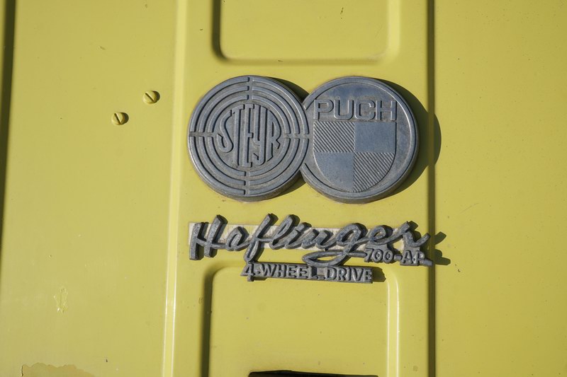 Rare Civilian Haflinger 4 Seats 4 Doors
Collector ..