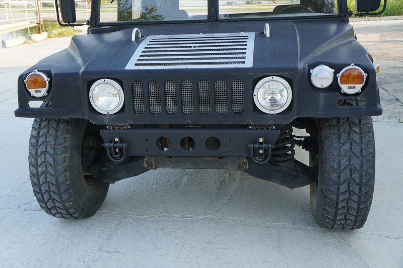 This Humvee was original from the US Military but  ..