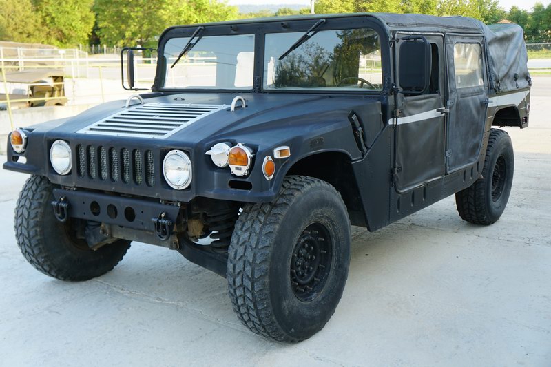 This Humvee was original from the US Military but  ..