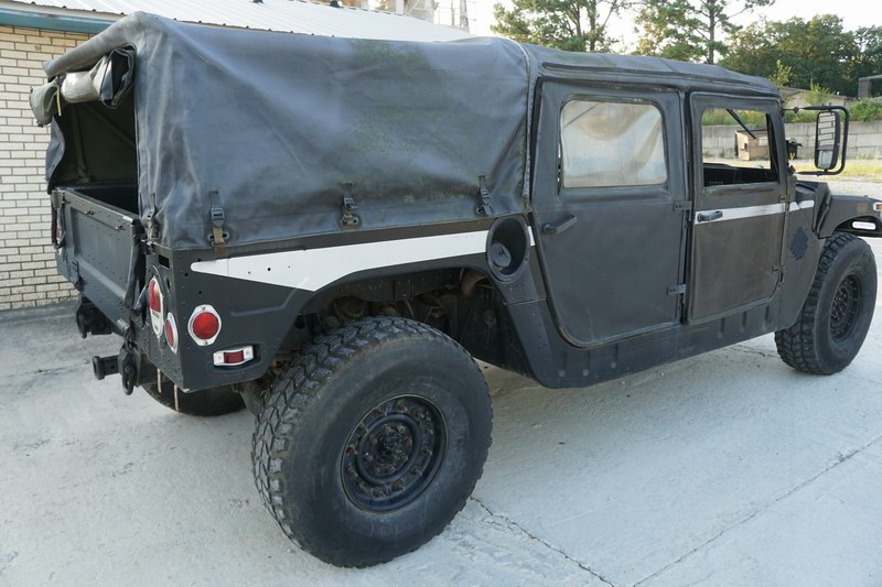 This Humvee was original from the US Military but  ..