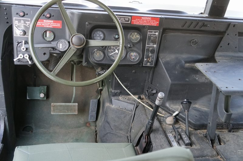 This Humvee was original from the US Military but  ..