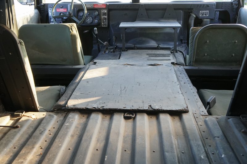 This Humvee was original from the US Military but  ..