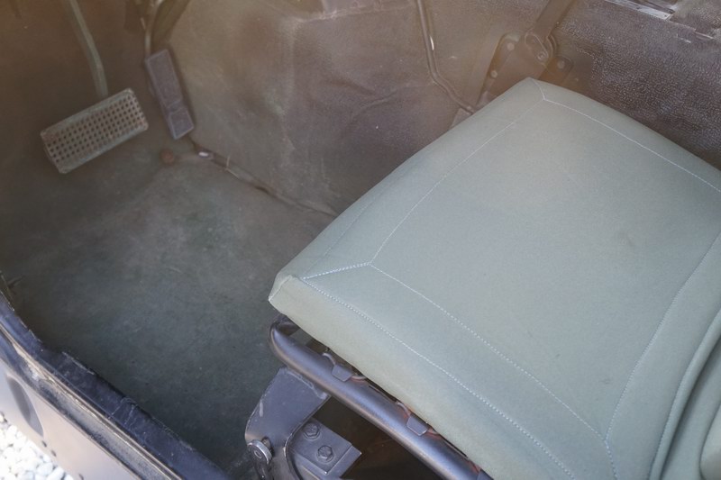 This Humvee was original from the US Military but  ..