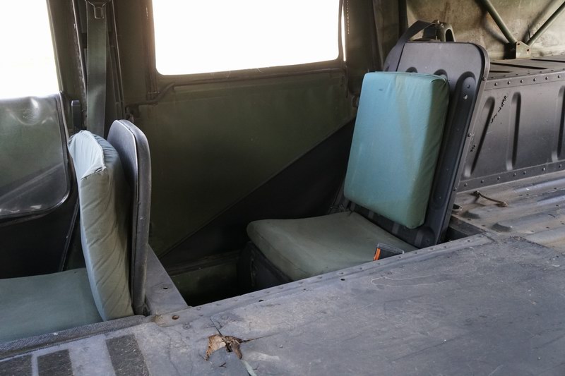 This Humvee was original from the US Military but  ..