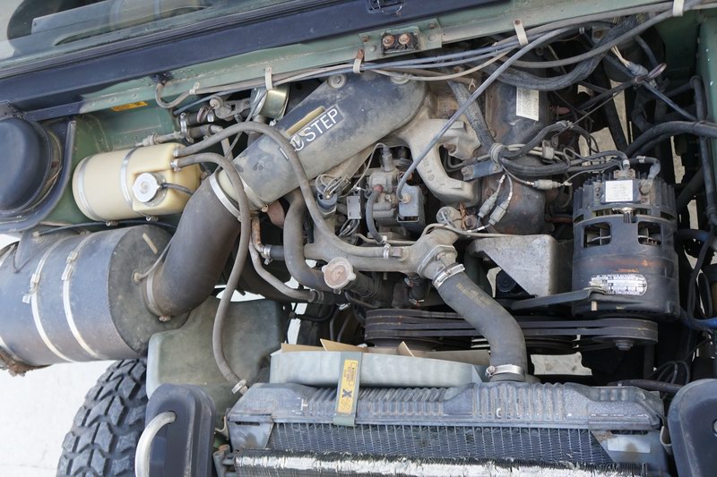 This Humvee was original from the US Military but  ..