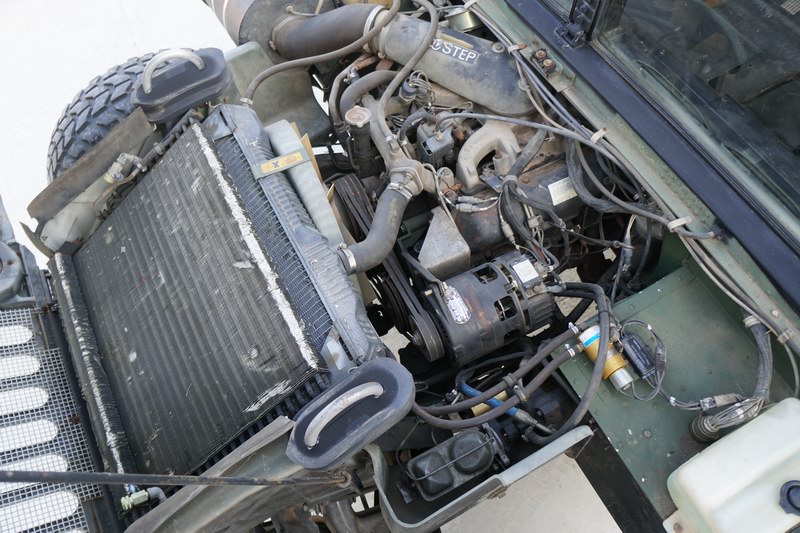 This Humvee was original from the US Military but  ..