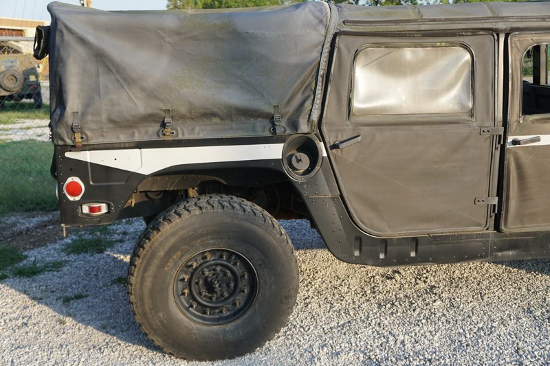 This Humvee was original from the US Military but  ..