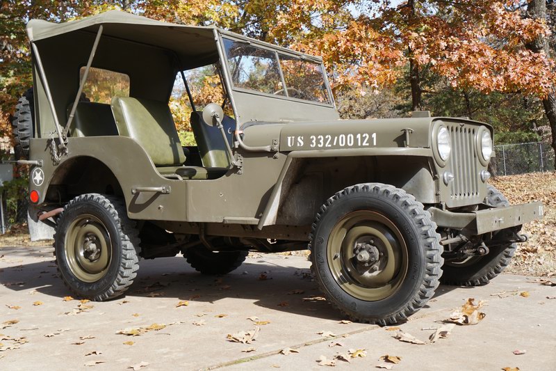 This is an original Swiss Army Willys Jeep.  Good  ..