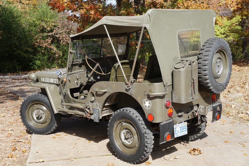 This is an original Swiss Army Willys Jeep.  Good  ..