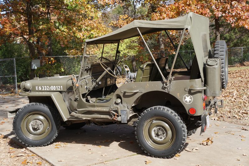 This is an original Swiss Army Willys Jeep.  Good  ..