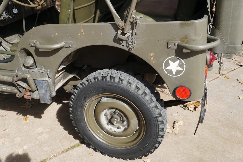 This is an original Swiss Army Willys Jeep.  Good  ..
