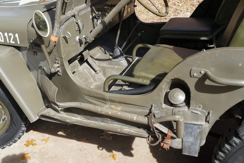 This is an original Swiss Army Willys Jeep.  Good  ..