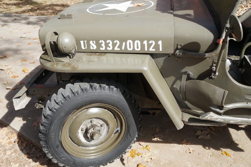 This is an original Swiss Army Willys Jeep.  Good  ..