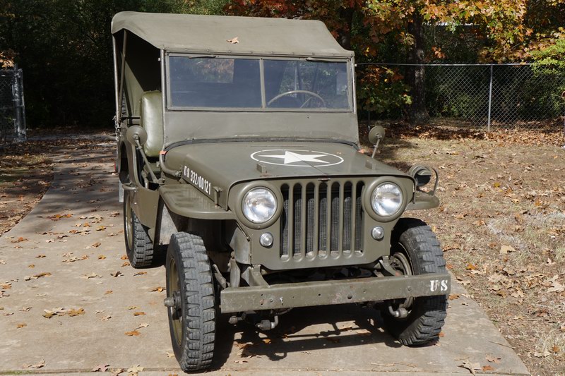 This is an original Swiss Army Willys Jeep.  Good  ..