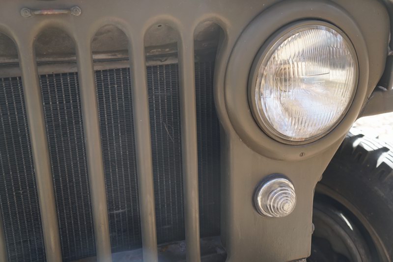 This is an original Swiss Army Willys Jeep.  Good  ..
