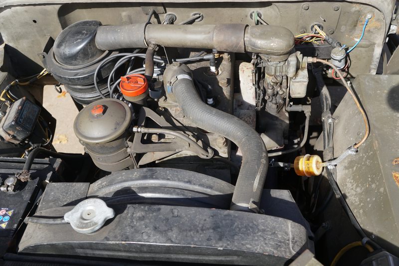 This is an original Swiss Army Willys Jeep.  Good  ..
