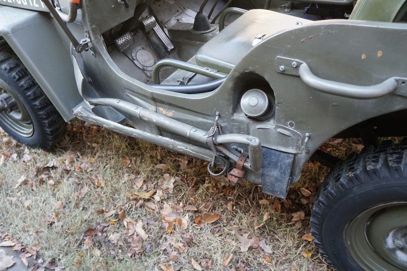 This is an original Swiss Army Willys Jeep.  Good  ..