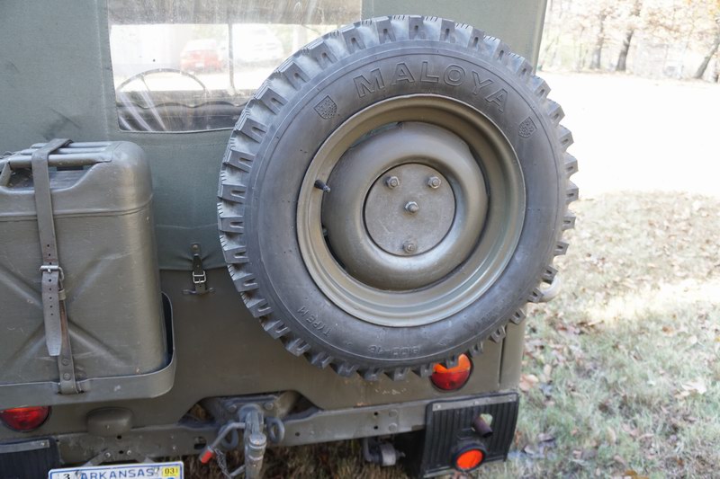 This is an original Swiss Army Willys Jeep.  Good  ..