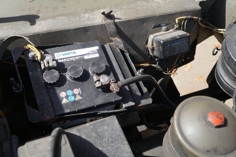 This is an original Swiss Army Willys Jeep.  Good  ..