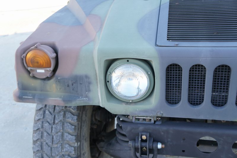 This Humvee was original from the US Military but  ..