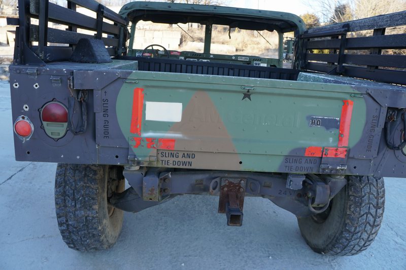 This Humvee was original from the US Military but  ..