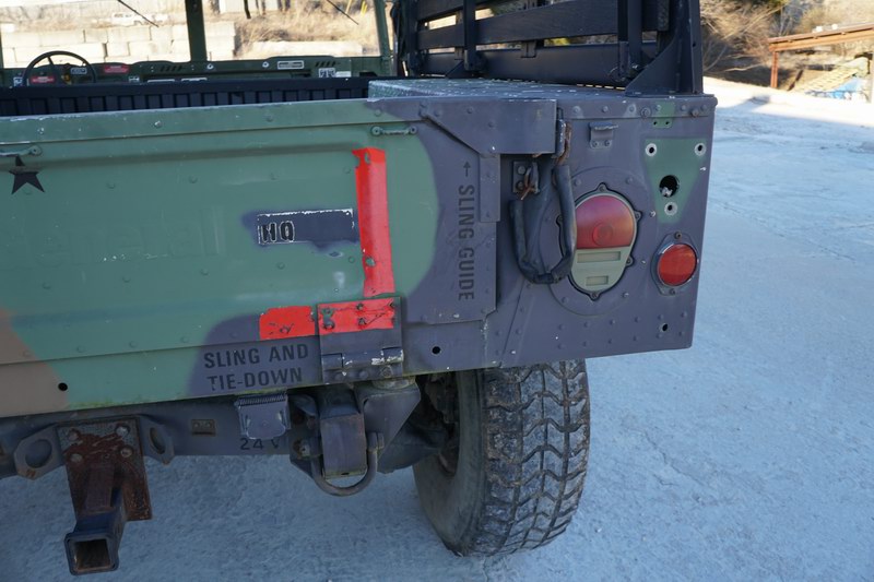 This Humvee was original from the US Military but  ..