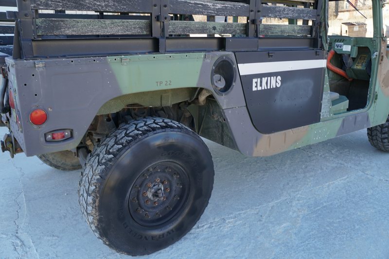 This Humvee was original from the US Military but  ..