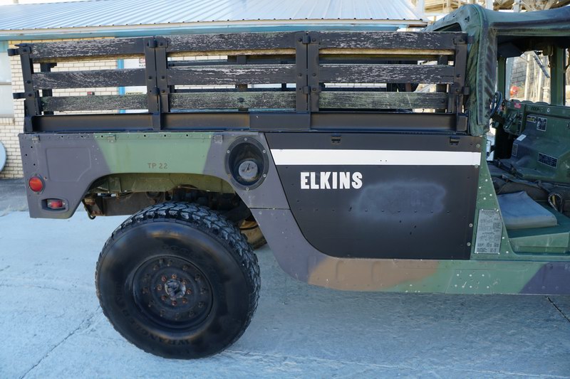 This Humvee was original from the US Military but  ..