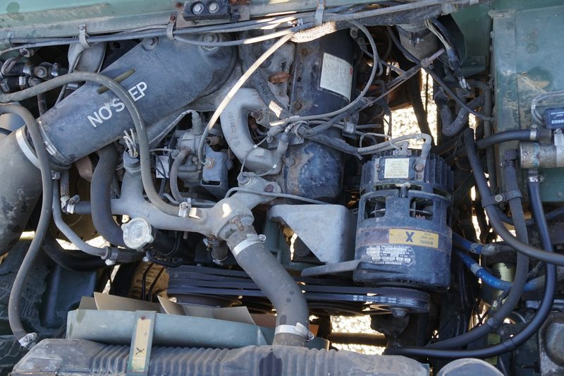 This Humvee was original from the US Military but  ..