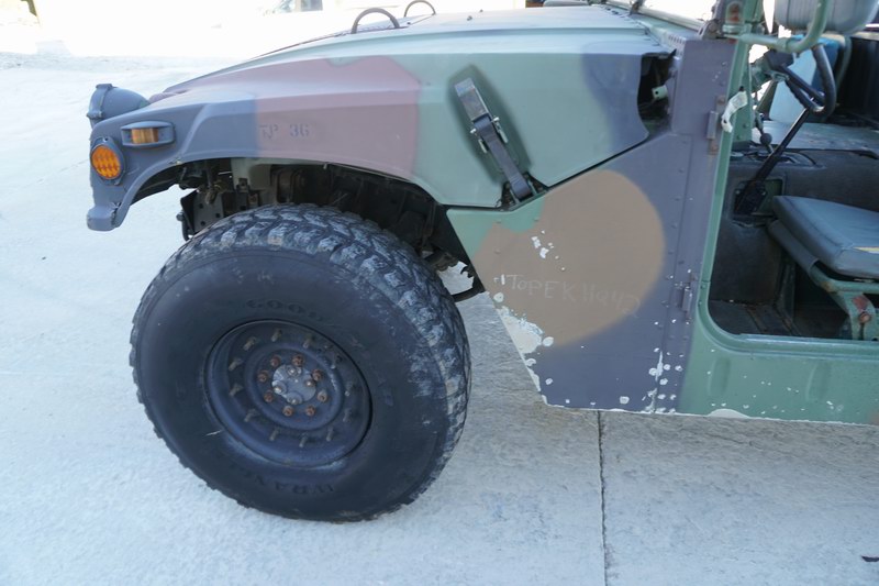 This Humvee was original from the US Military but  ..