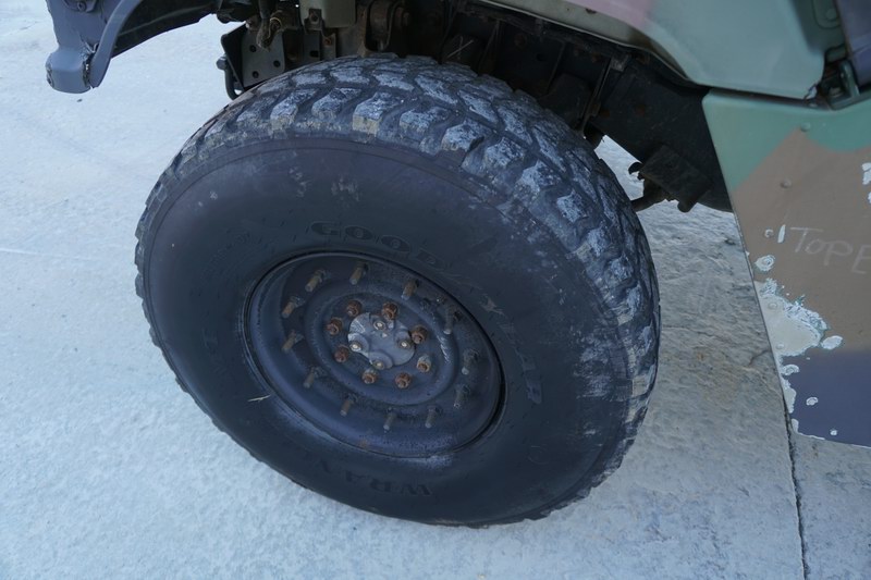 This Humvee was original from the US Military but  ..