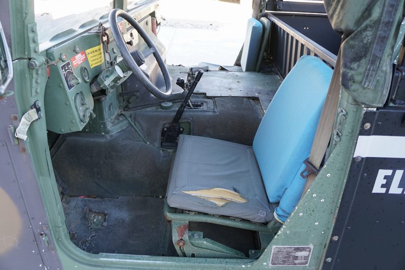 This Humvee was original from the US Military but  ..
