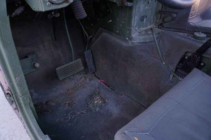 This Humvee was original from the US Military but  ..