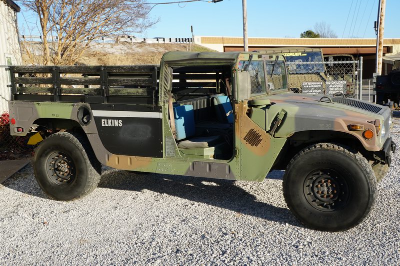 This Humvee was original from the US Military but  ..
