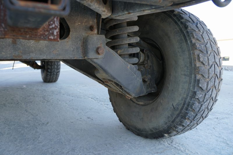 This Humvee was original from the US Military but  ..