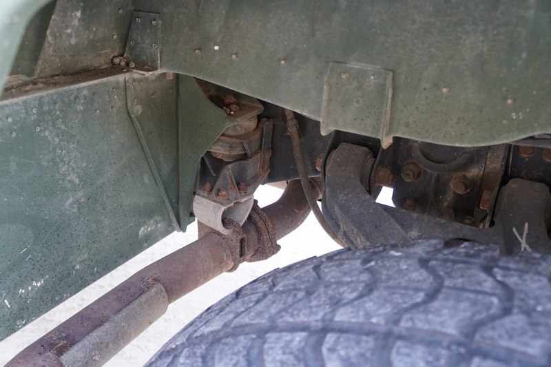 This Humvee was original from the US Military but  ..
