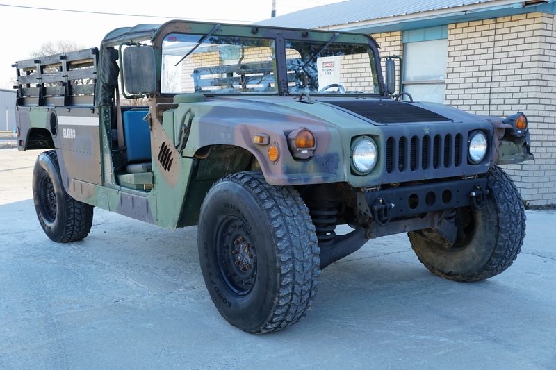 This Humvee was original from the US Military but  ..