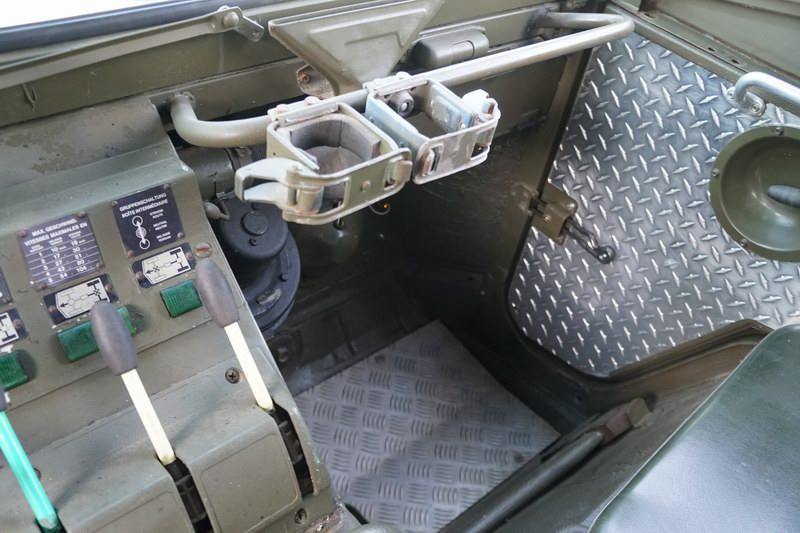 Swiss Army Troop Carrier with 4 rear seats. Good o ..