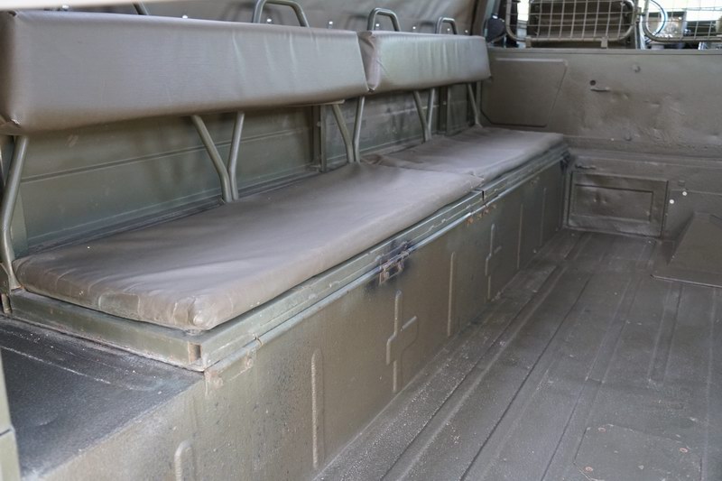 Swiss Army Troop Carrier with 4 rear seats. Good o ..