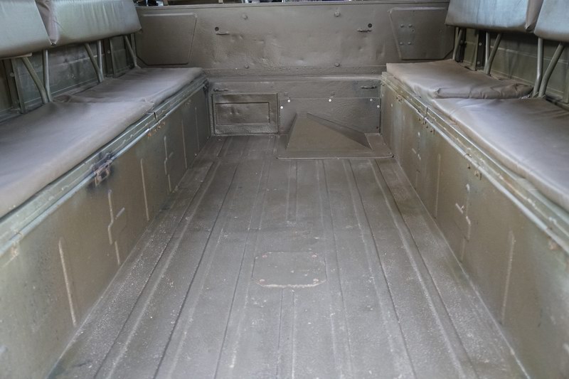 Swiss Army Troop Carrier with 4 rear seats. Good o ..